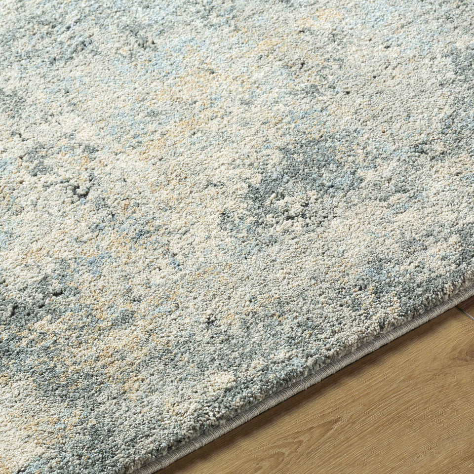 Adsila Teal Blue Thick Luxe Rug