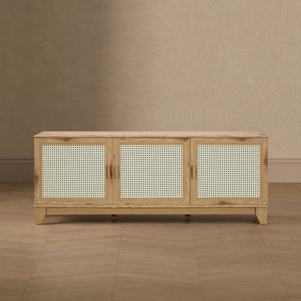 Sheridan 63" TV Stand in Natural - 1