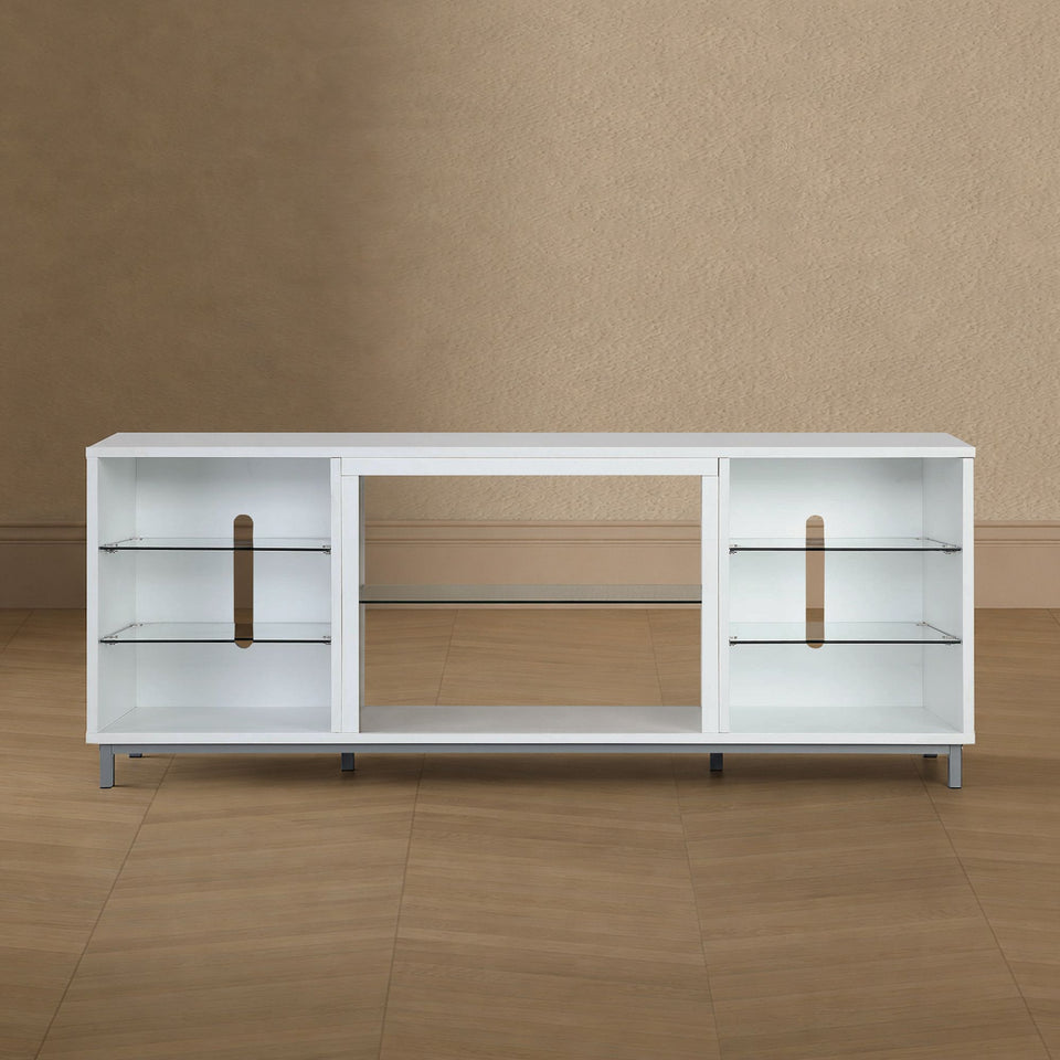 Brighton 60" TV Stand in White - 1
