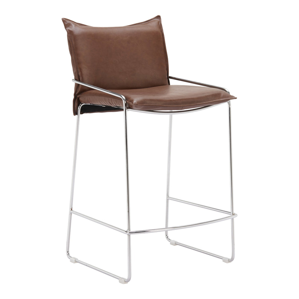 Pola Counter Stool Brown