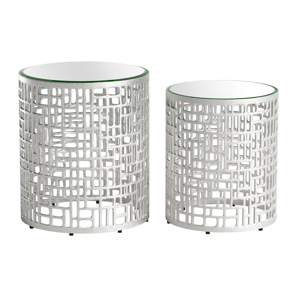 Reden Side Table Set (2-Piece) Silver