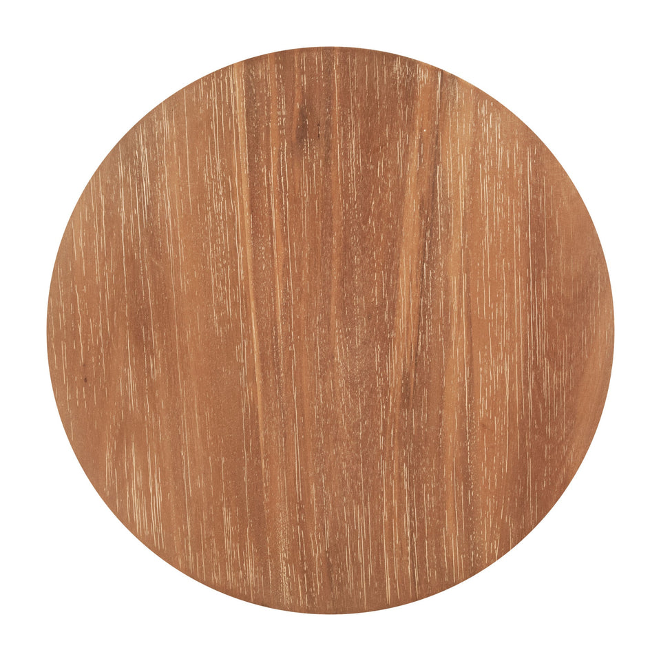 Beban Side Table Natural & Black
