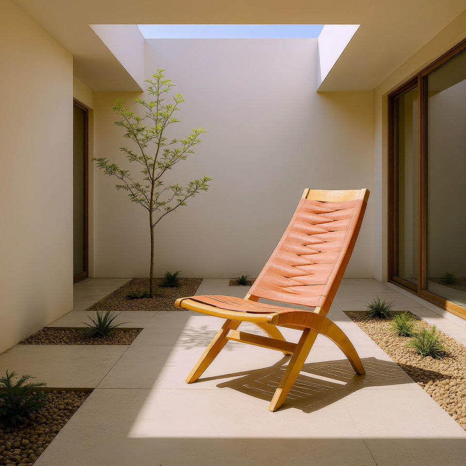 Rova Lounge Chair Terracotta