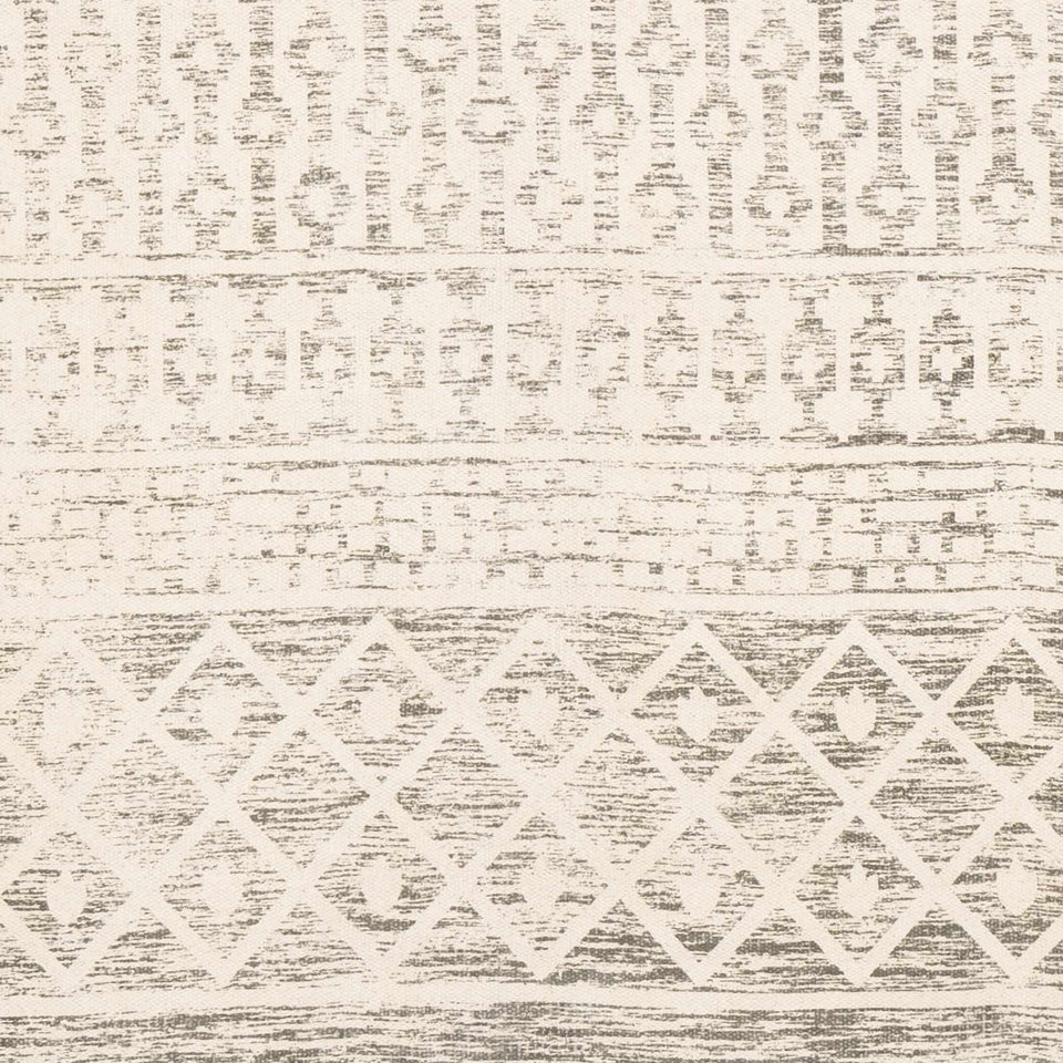 Valyermo Beige Hand Woven Cotton Rug - Clearance