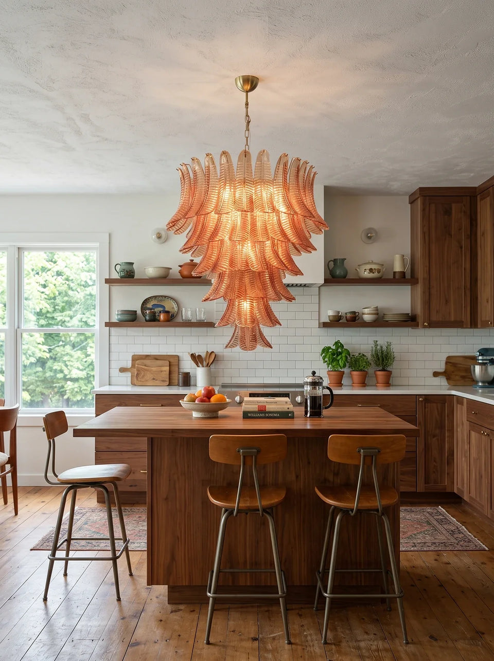 chandelier - top view