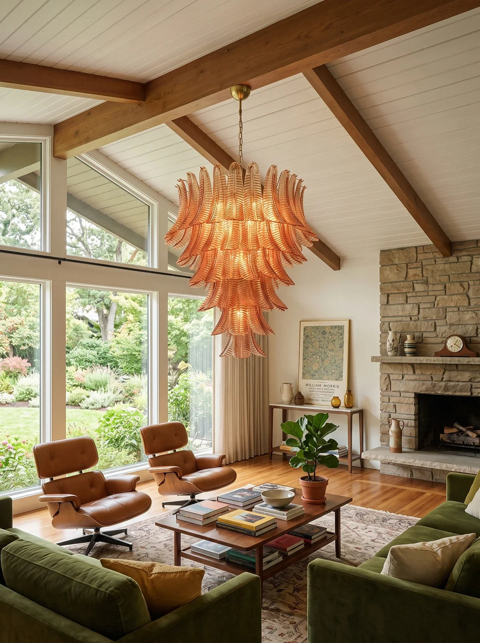chandelier - side angle view