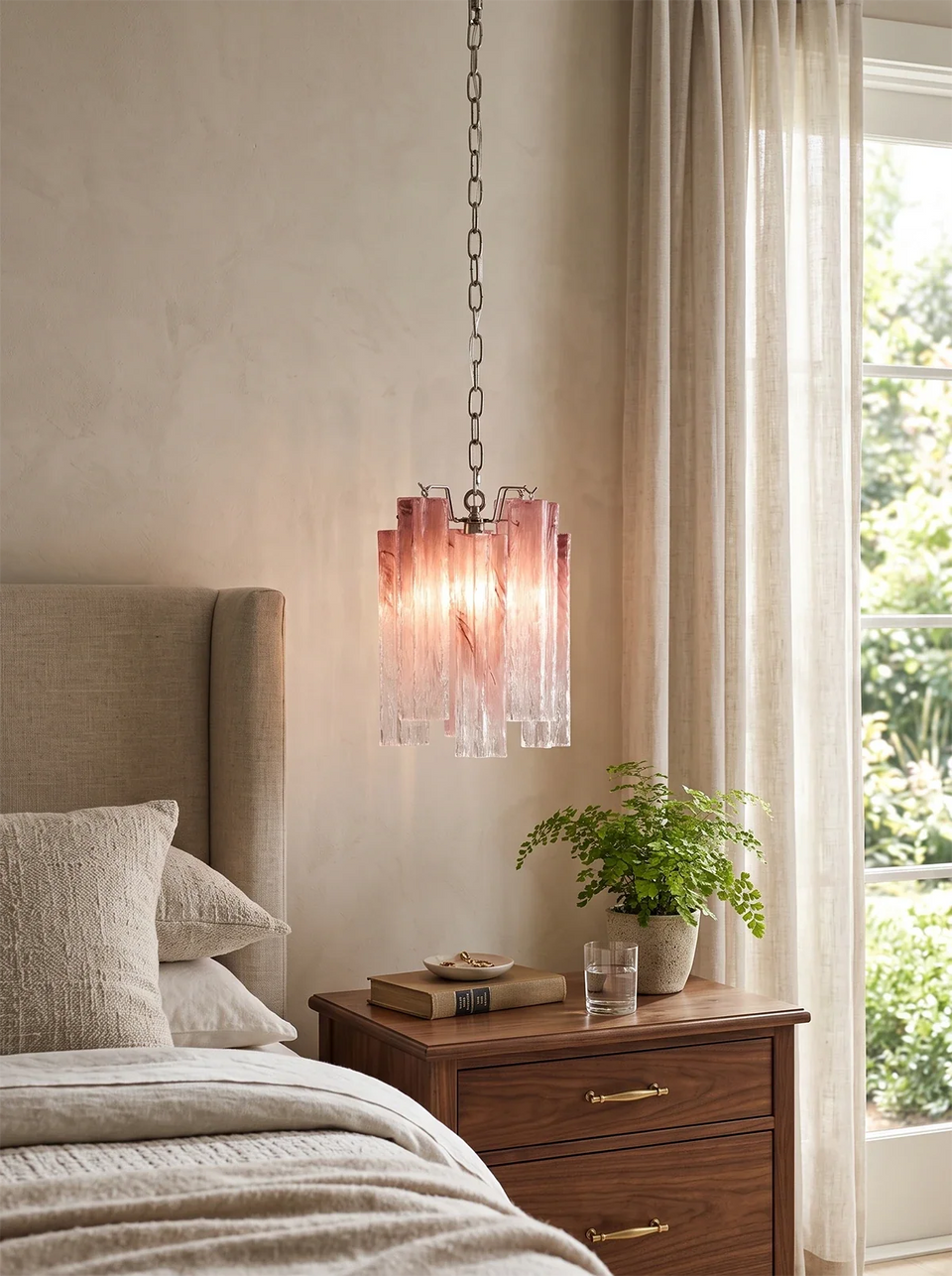 chandelier - back view