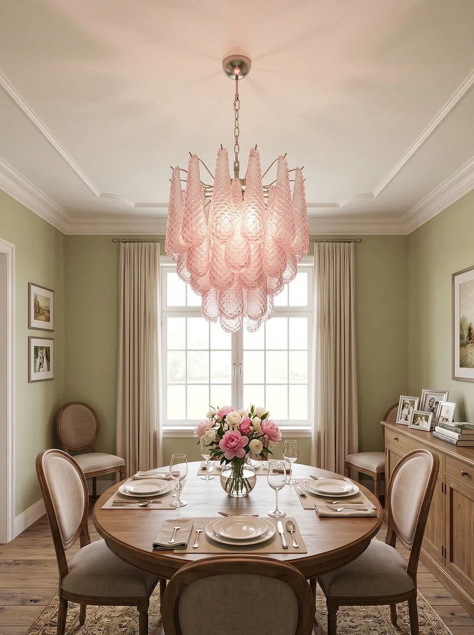 glass chandelier - additional view 9