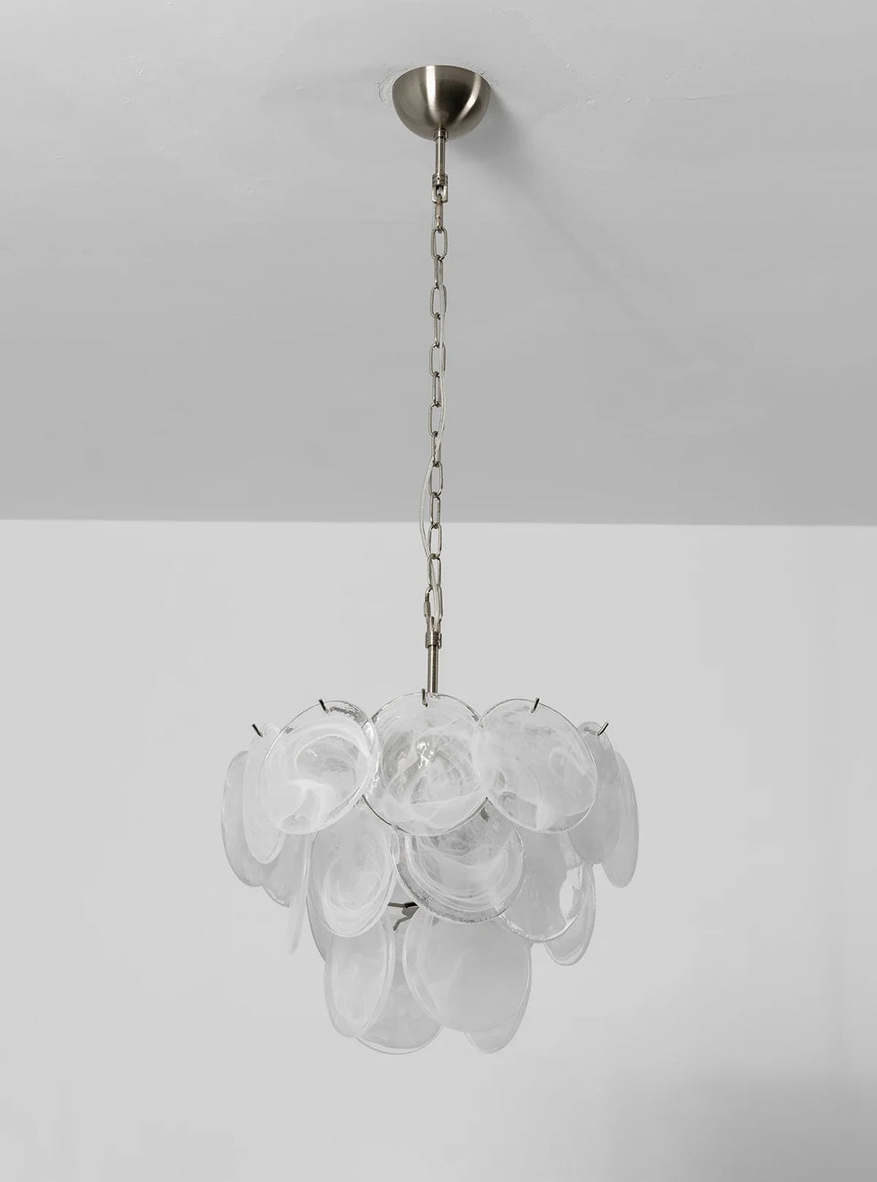 Retro Glass Disc Chandelier