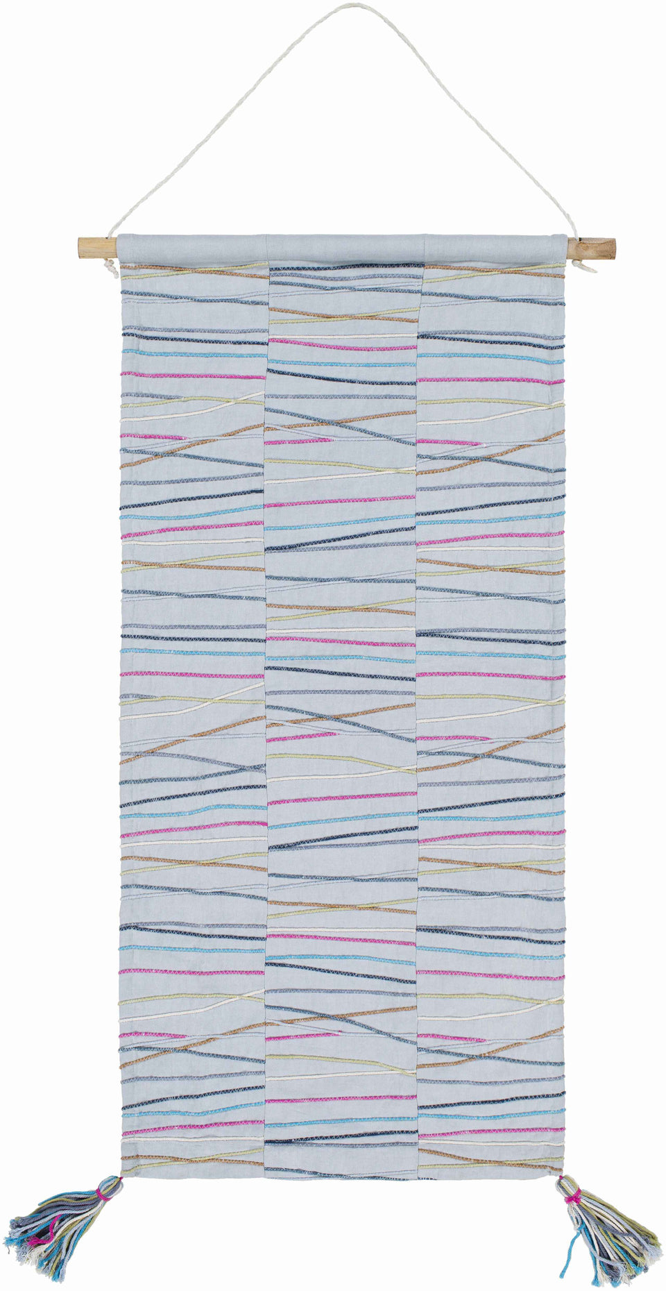 Verden Striped Multicolor Wall Hanging - Clearance