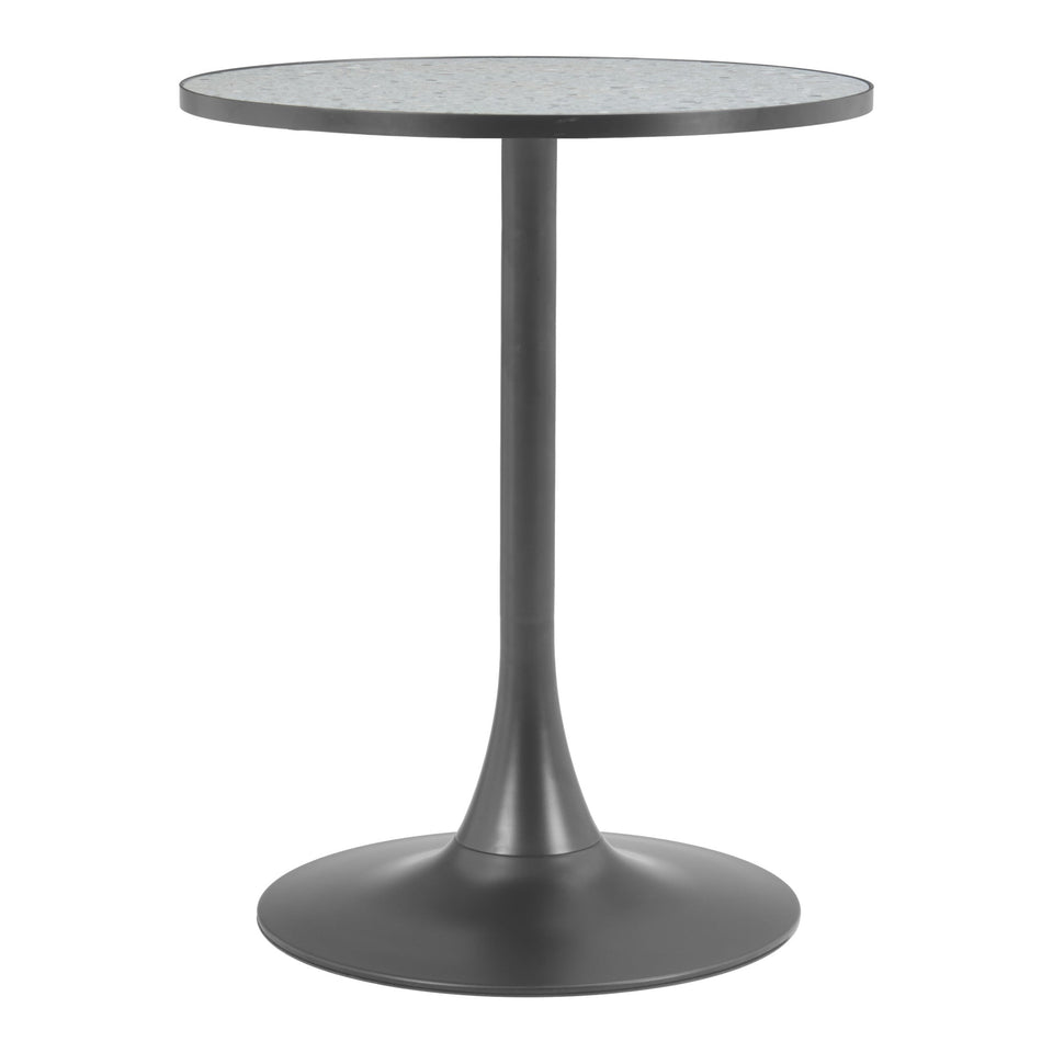 Bite Bistro Table Gray & Black