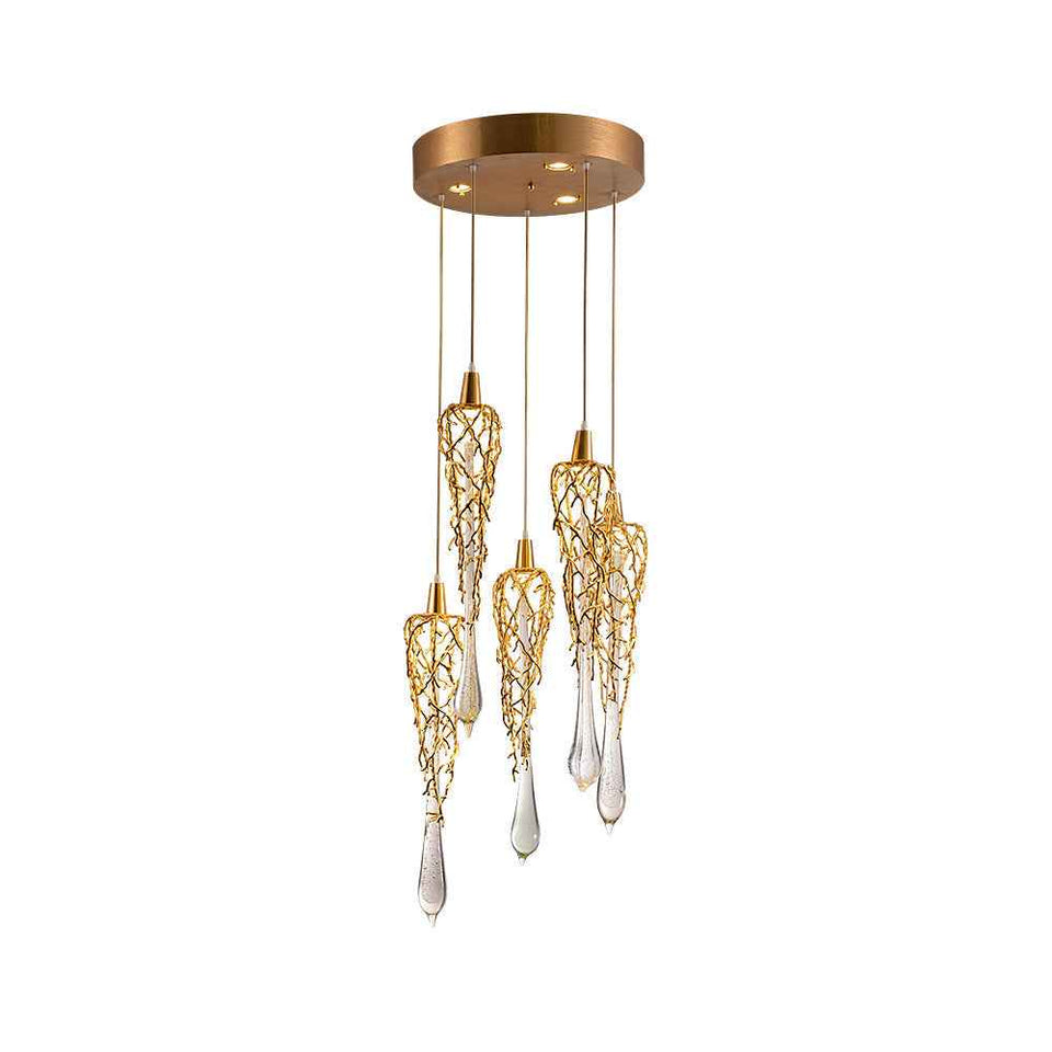 Modern Branched Chandelier
