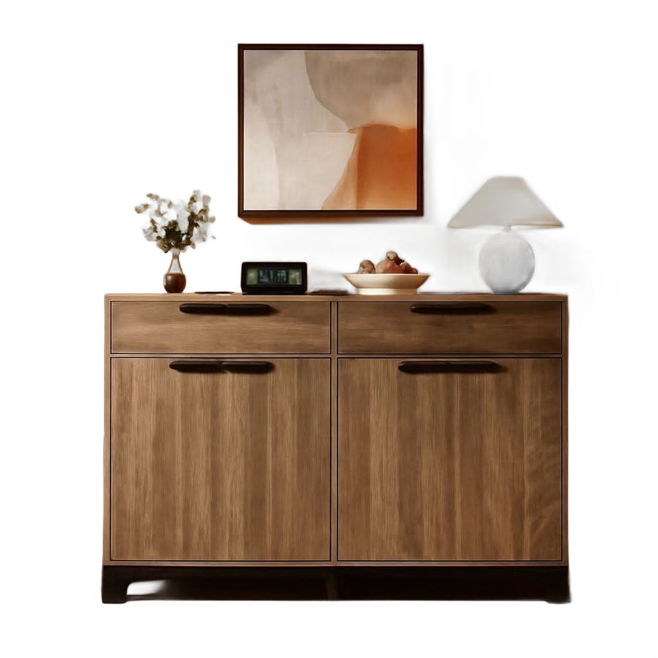 55 Inch Buffet Cabinet With 2 Drawers Modern Farmhouse