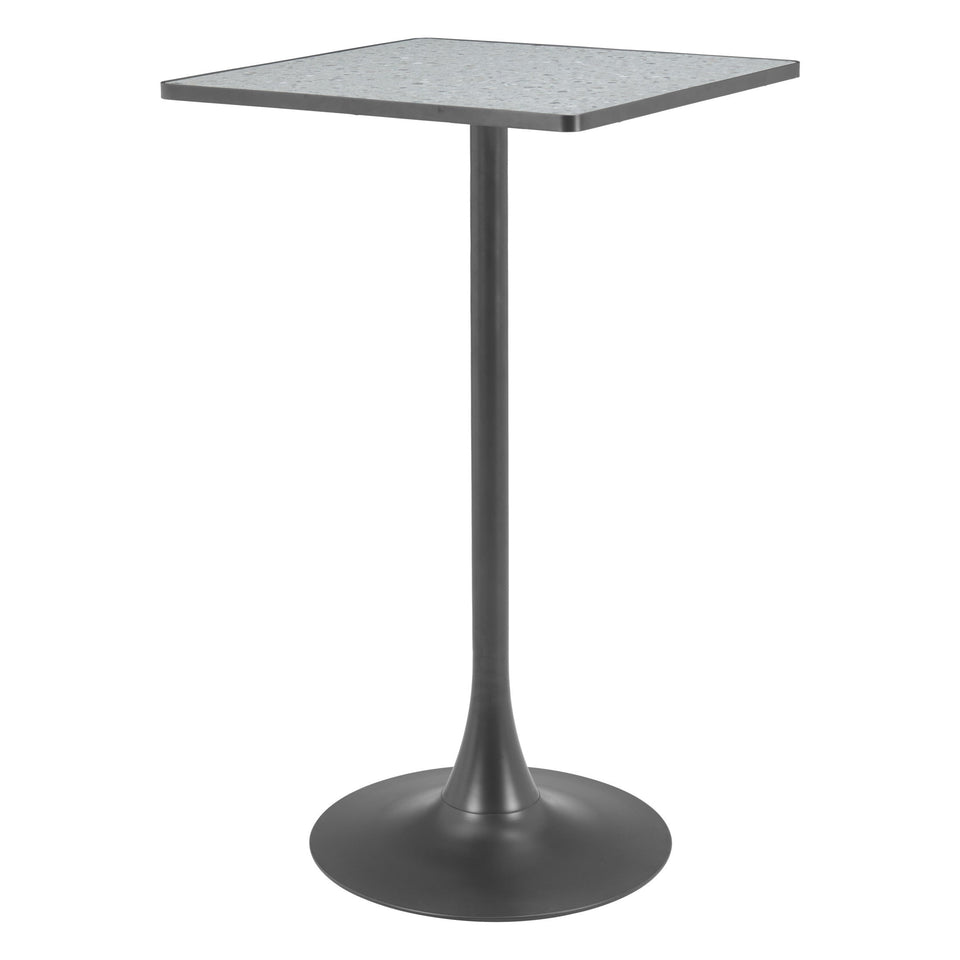 Spot Bar Table Gray & Black