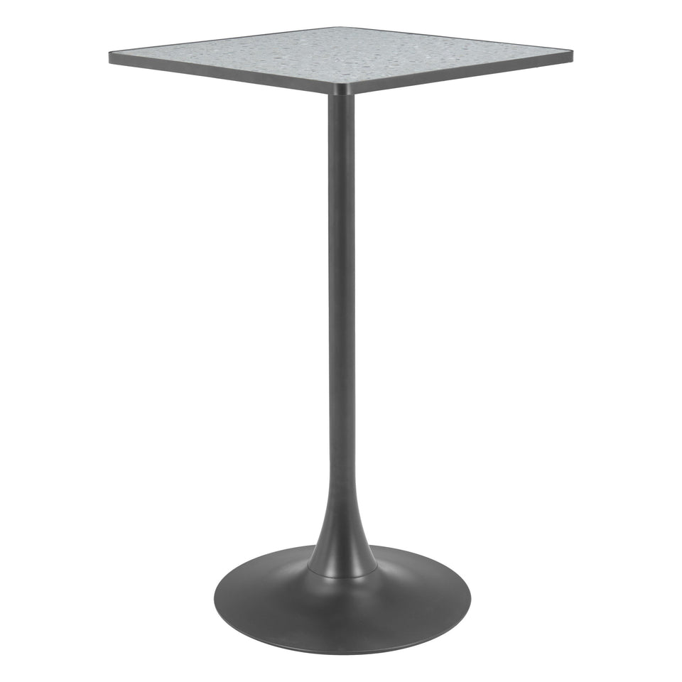 Spot Bar Table Gray & Black