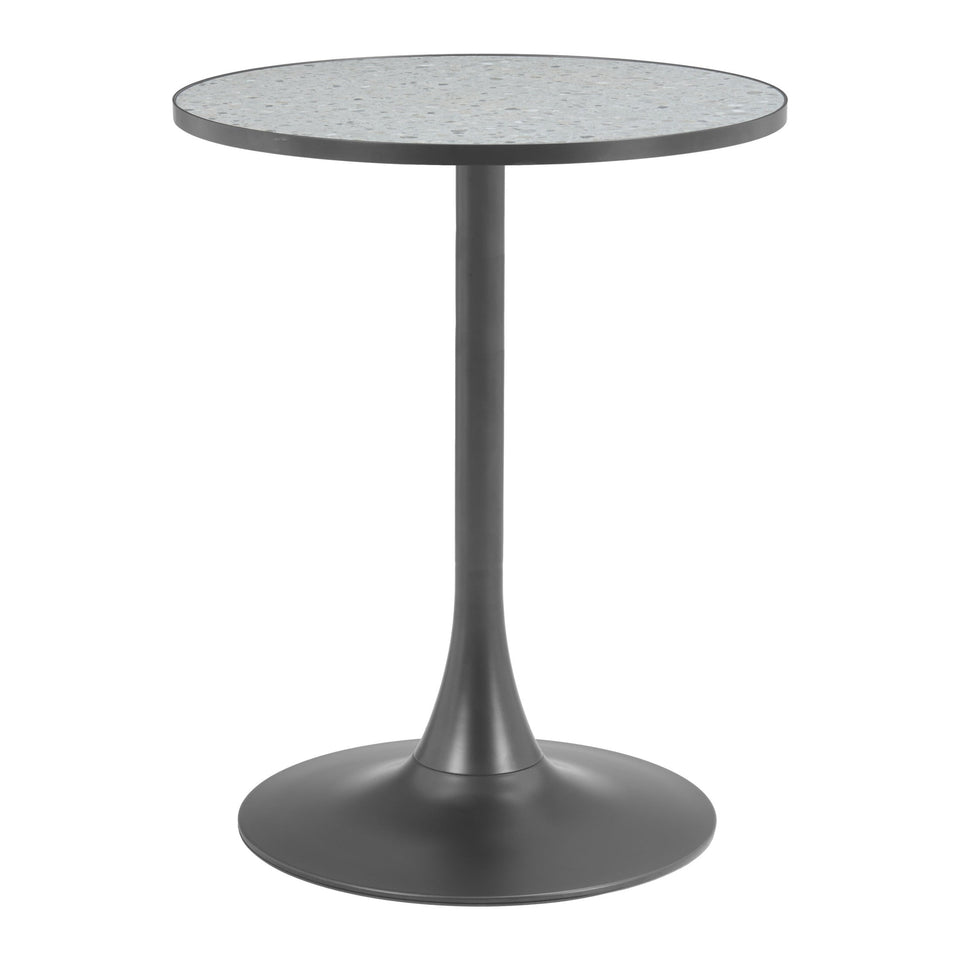 Bite Bistro Table Gray & Black