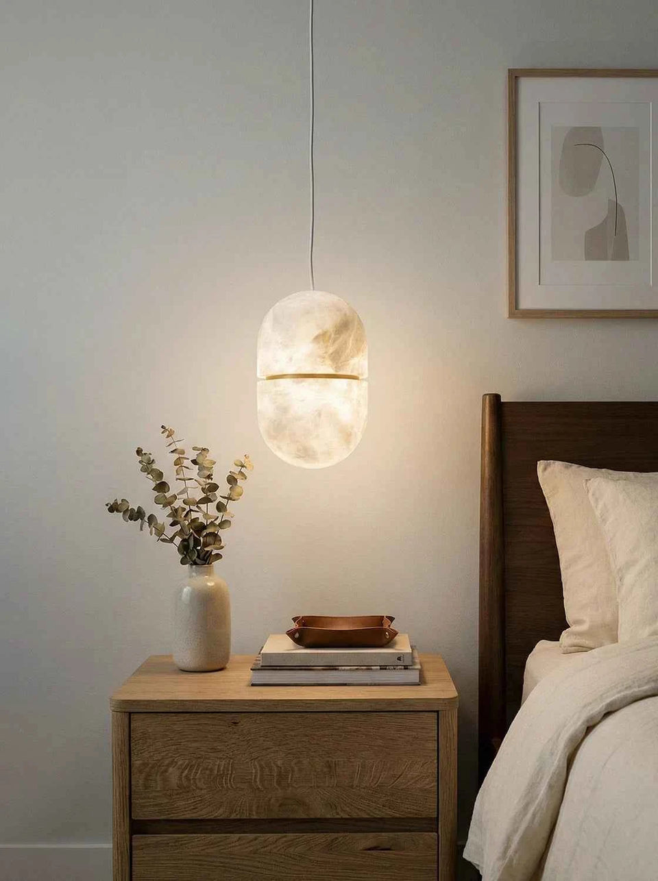 YUM Alabaster Pendant Light