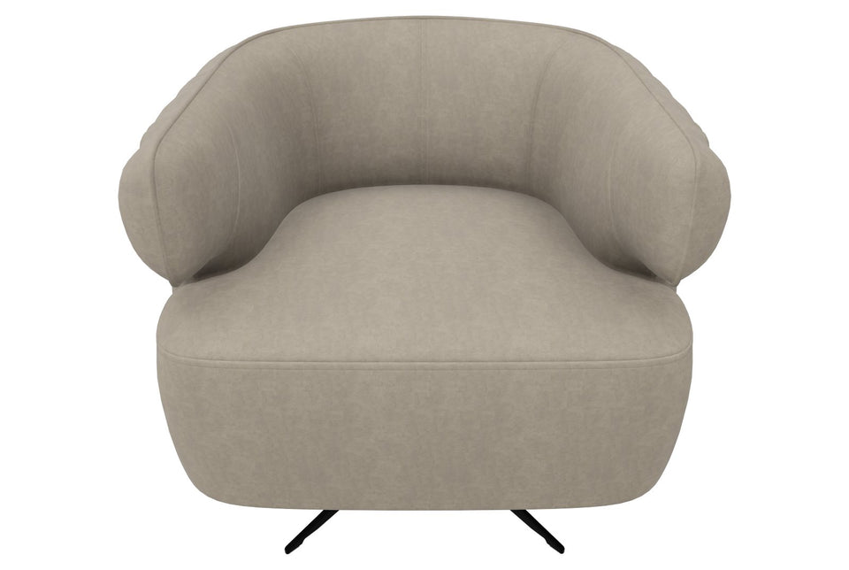 US Sirona Armchair - Tufted - Dark Taupe