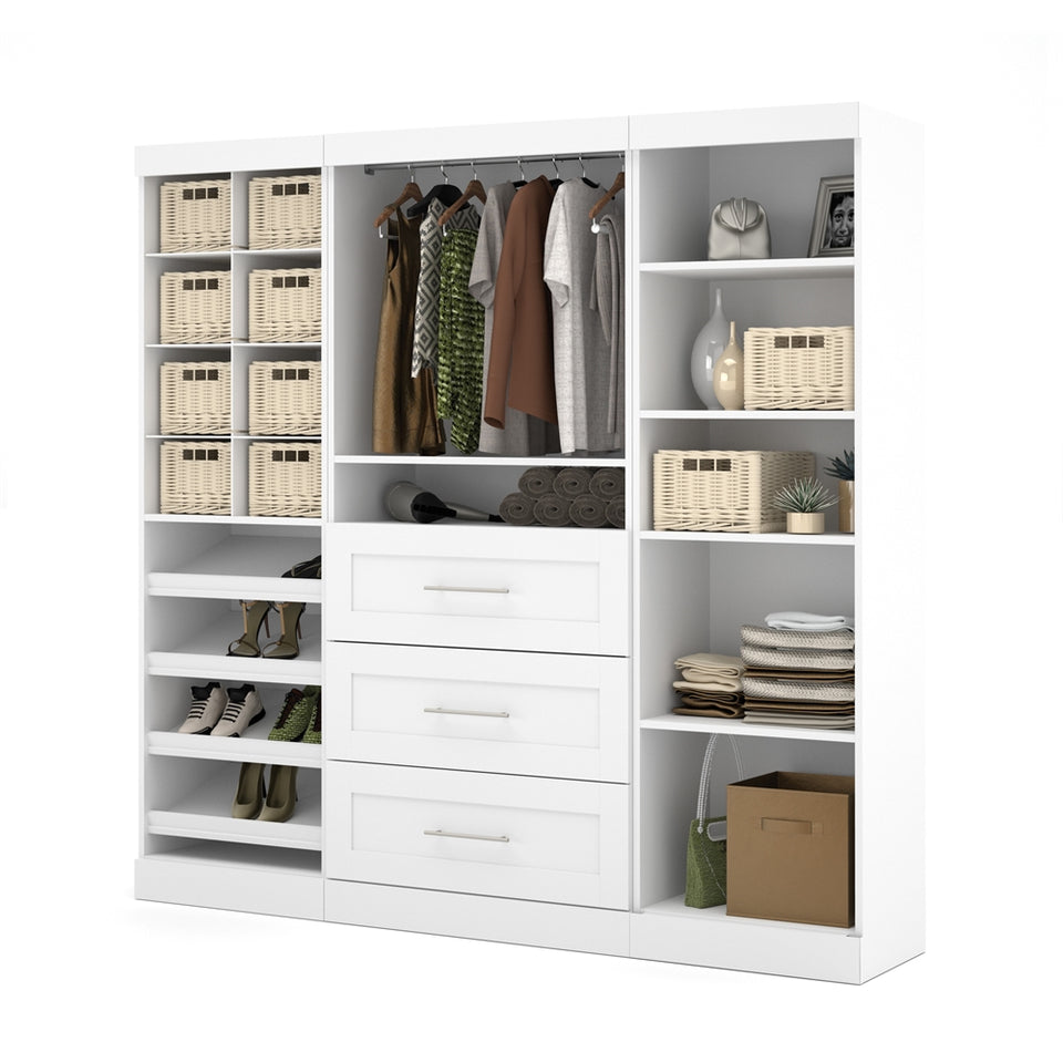 Pur 86" Storage kit in White
