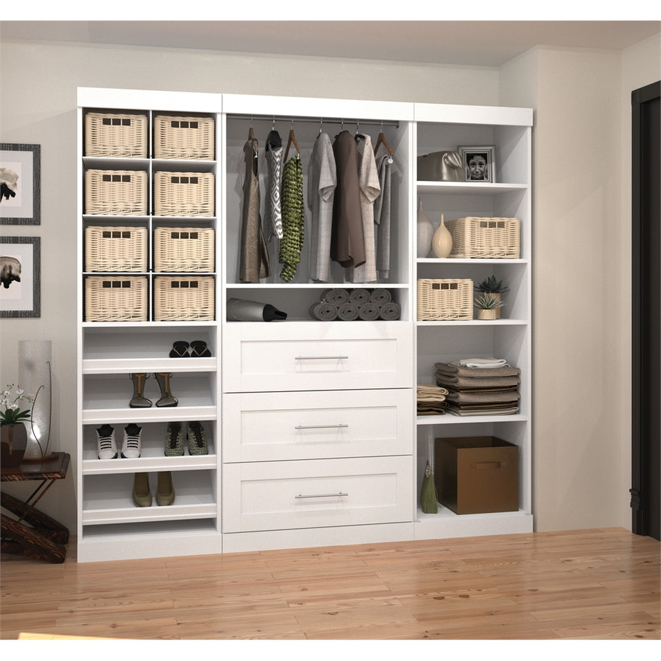 Pur 86" Storage kit in White