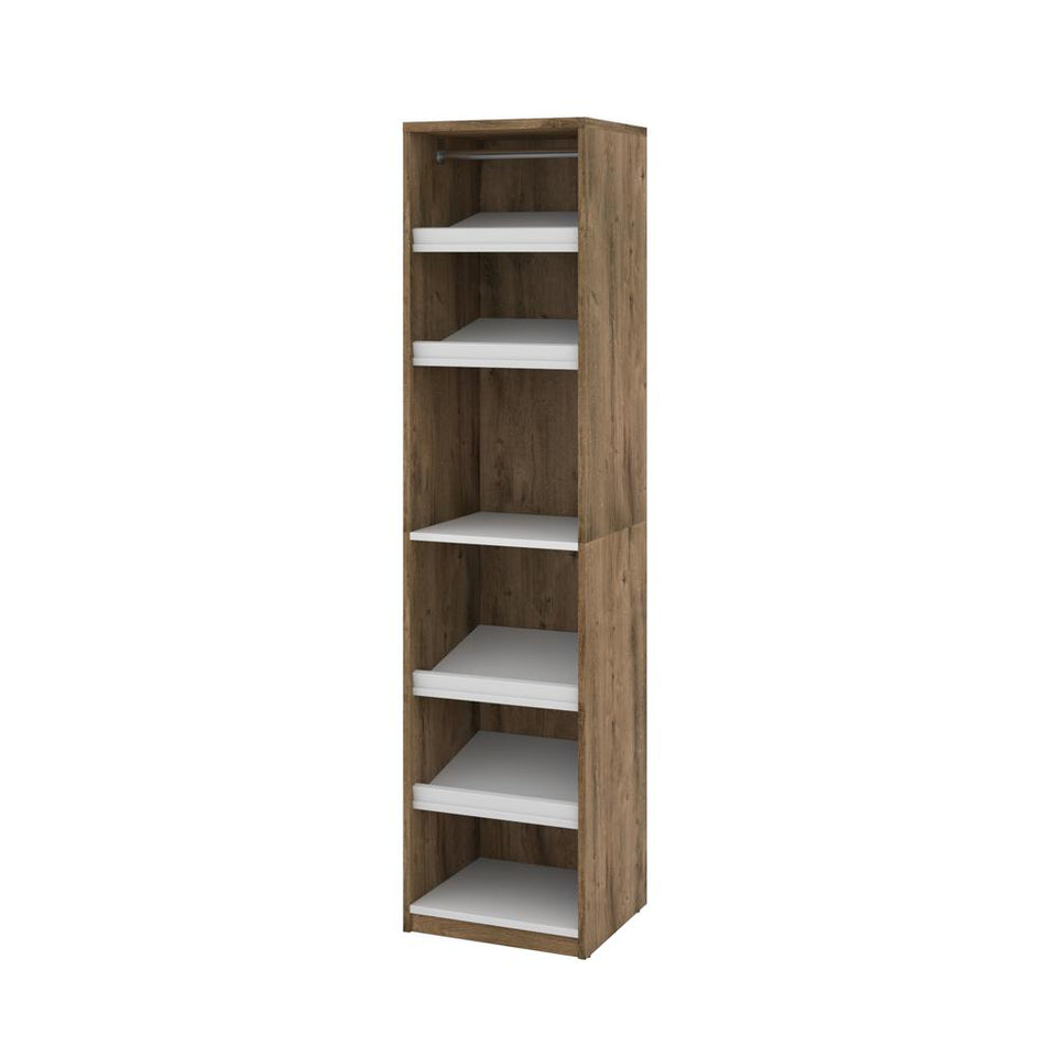 Cielo by Bestar 19.5" Shoe/Closet Storage Unit Featuring Reversible Shelves