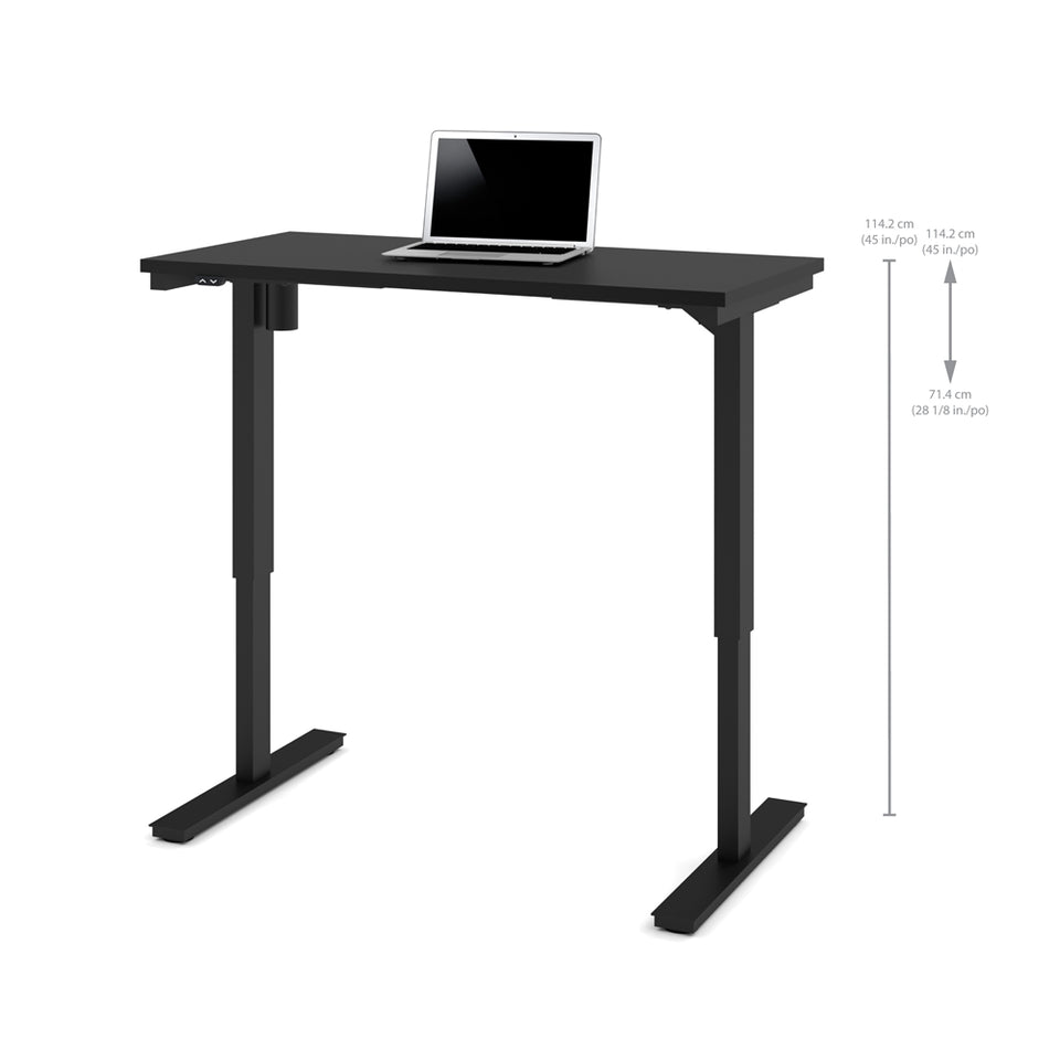 24" x 48" Electric Height adjustable table in Black