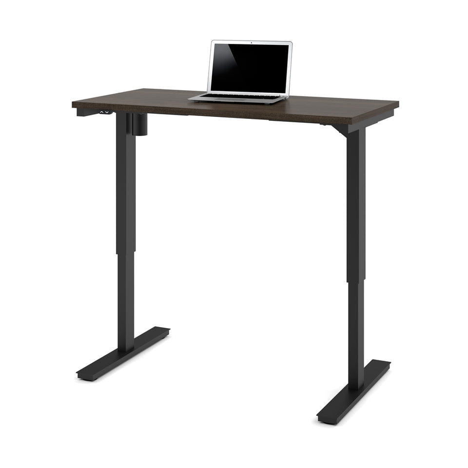 24" x 48" Electric Height adjustable table in Dark Chocolate