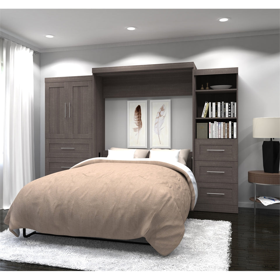 126" Queen Wall bed kit in Bark Gray