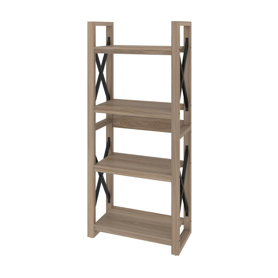 Bestar Talita 27W Bookcase in natural oak