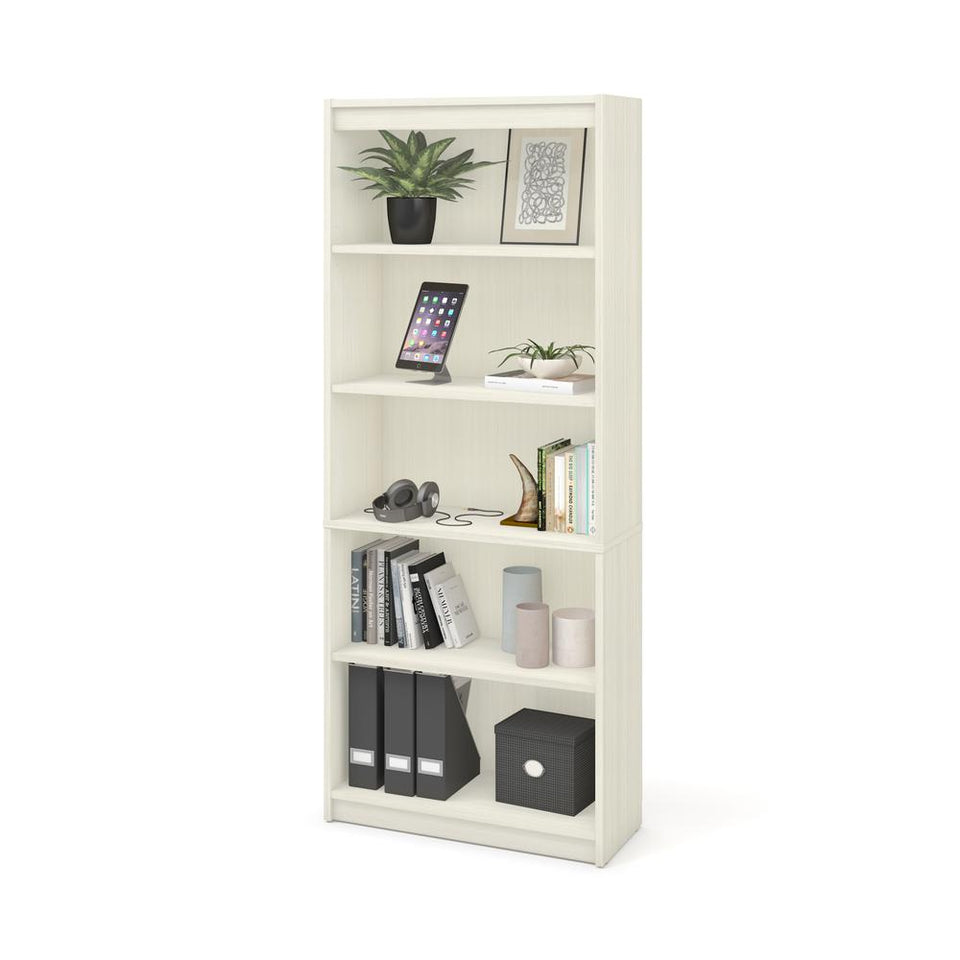 BESTAR Universel 30W Standard Bookcase in white chocolate