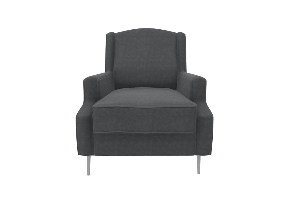 US Simena Armchair – (141) Divalux Grey 1032 (Anthracite Legs)