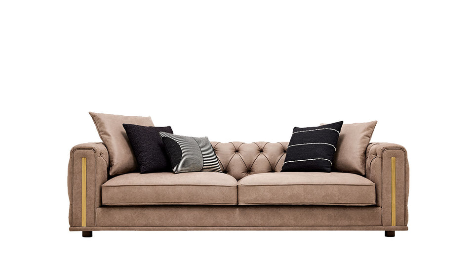 US Sirona 3,5 Seat Sofa - Dark Taupe