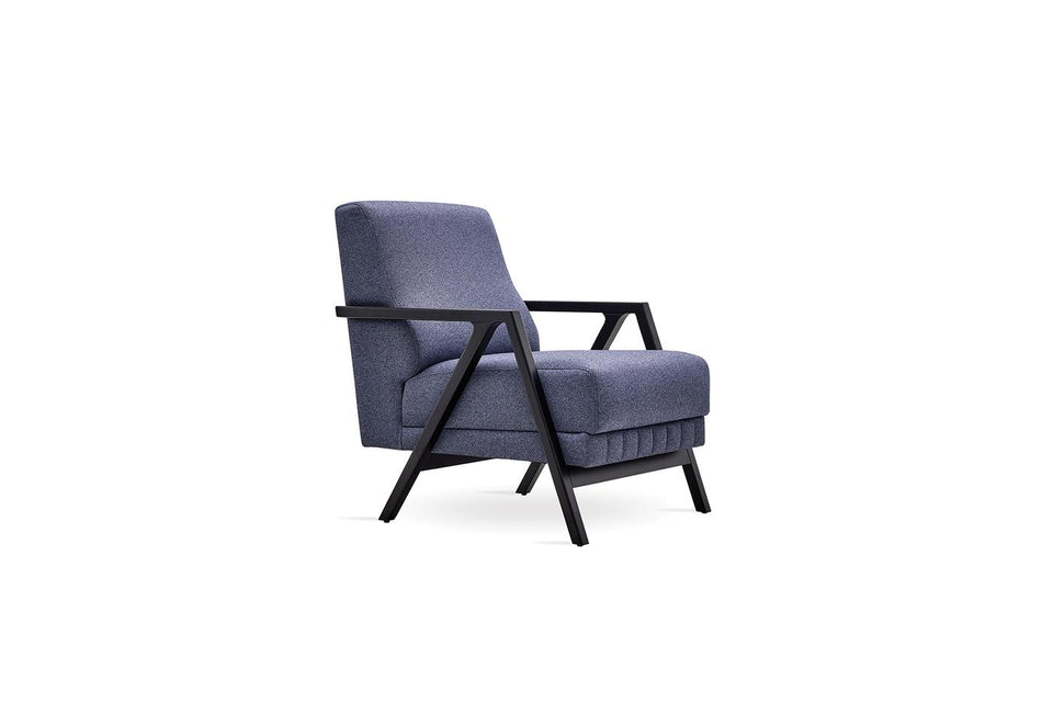 US Pavia Armchair - Navy Blue