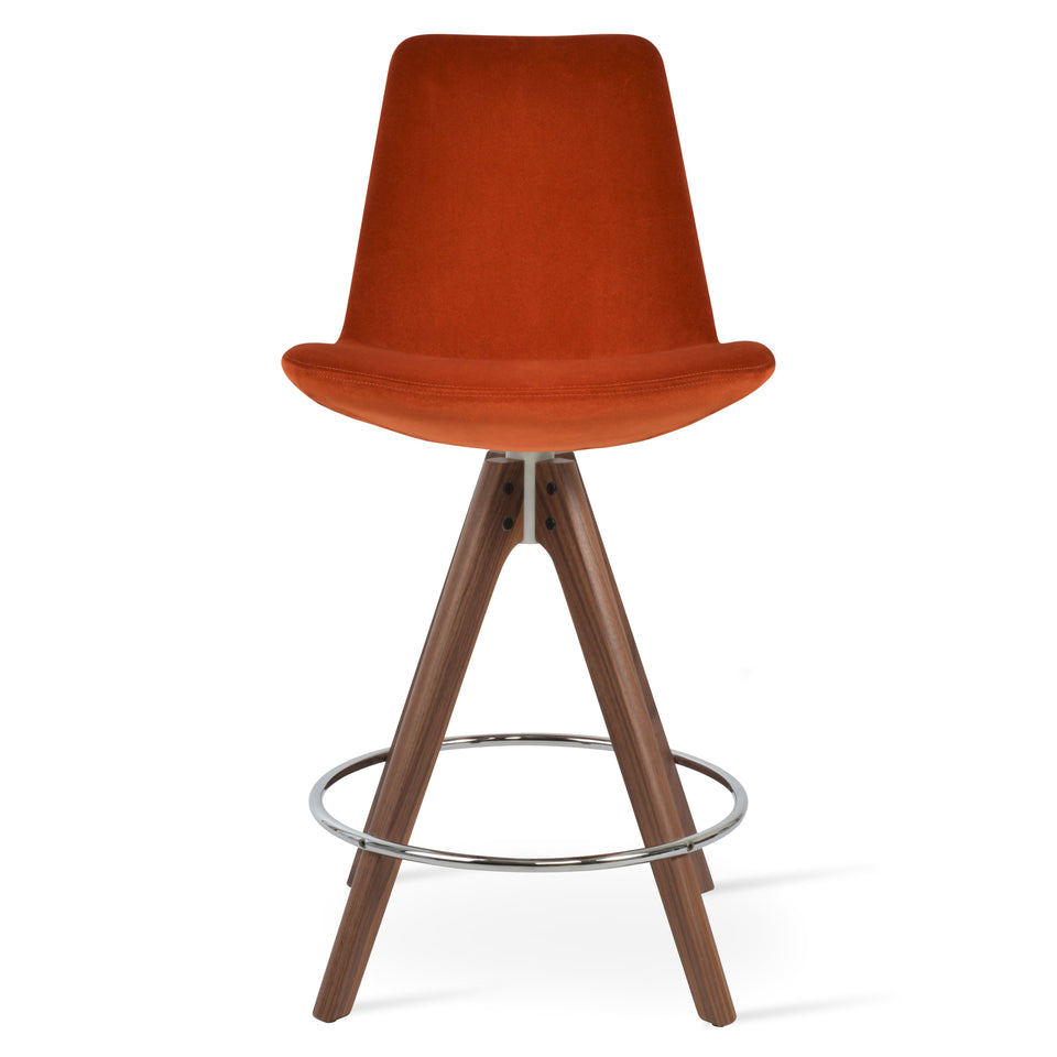 Eiffel Pyramid Swivel Bar Stool.