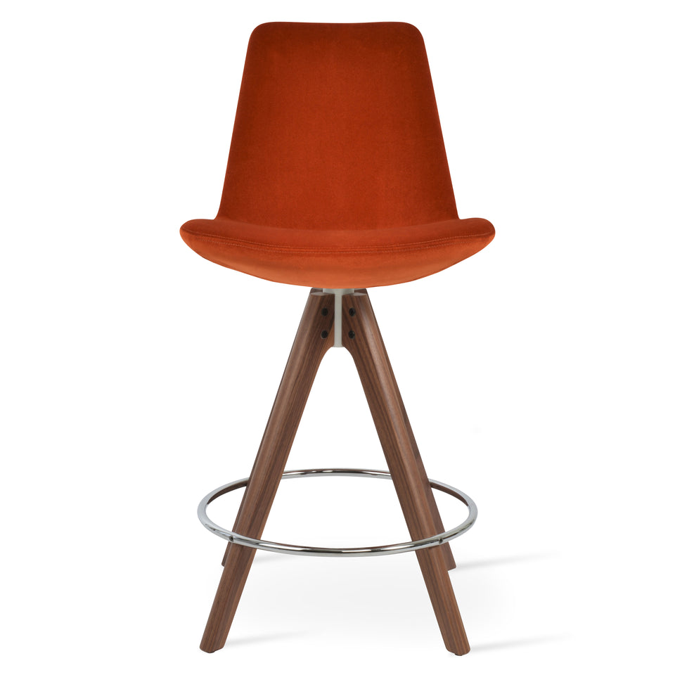 Eiffel Pyramid Swivel Counter Stool.