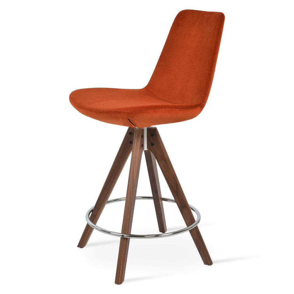 Eiffel Pyramid Swivel Bar Stool.