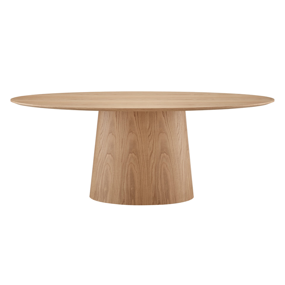 Deodat 79-inch Oval Dining Table.