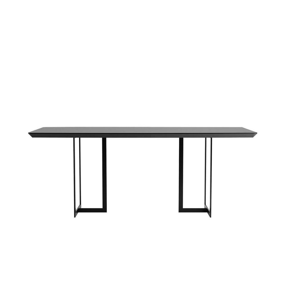 Celine 86.22 Dining Table with Seating Capacity for 8 in Black