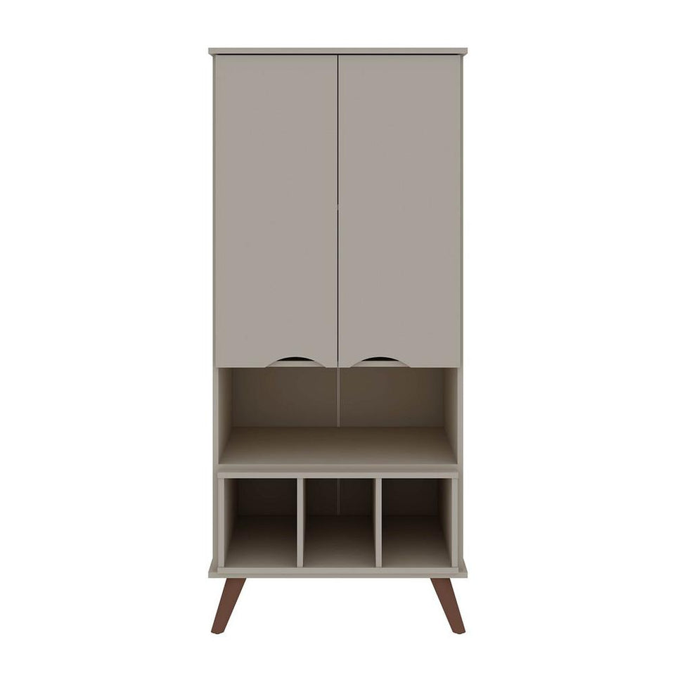 Hampton 26.77" Display Cabinet in Off White