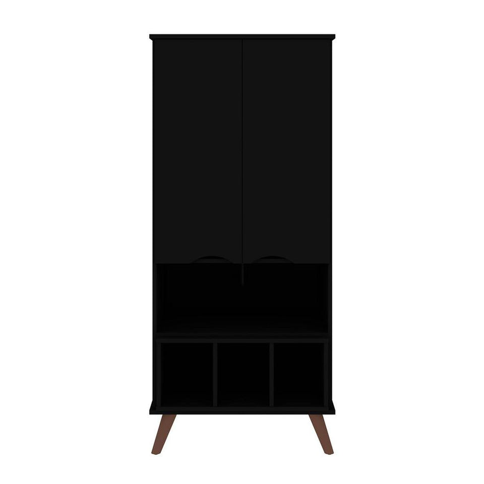 Hampton 26.77" Display Cabinet in Black