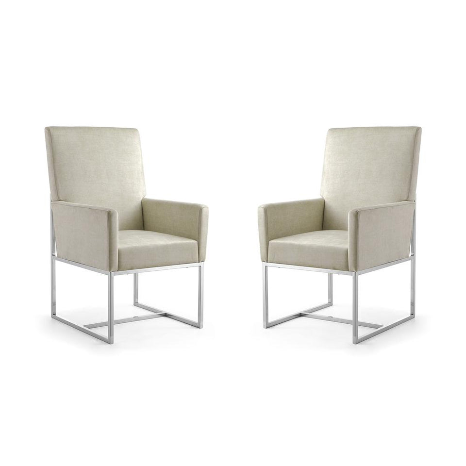 Element Dining Armchair in Champagne