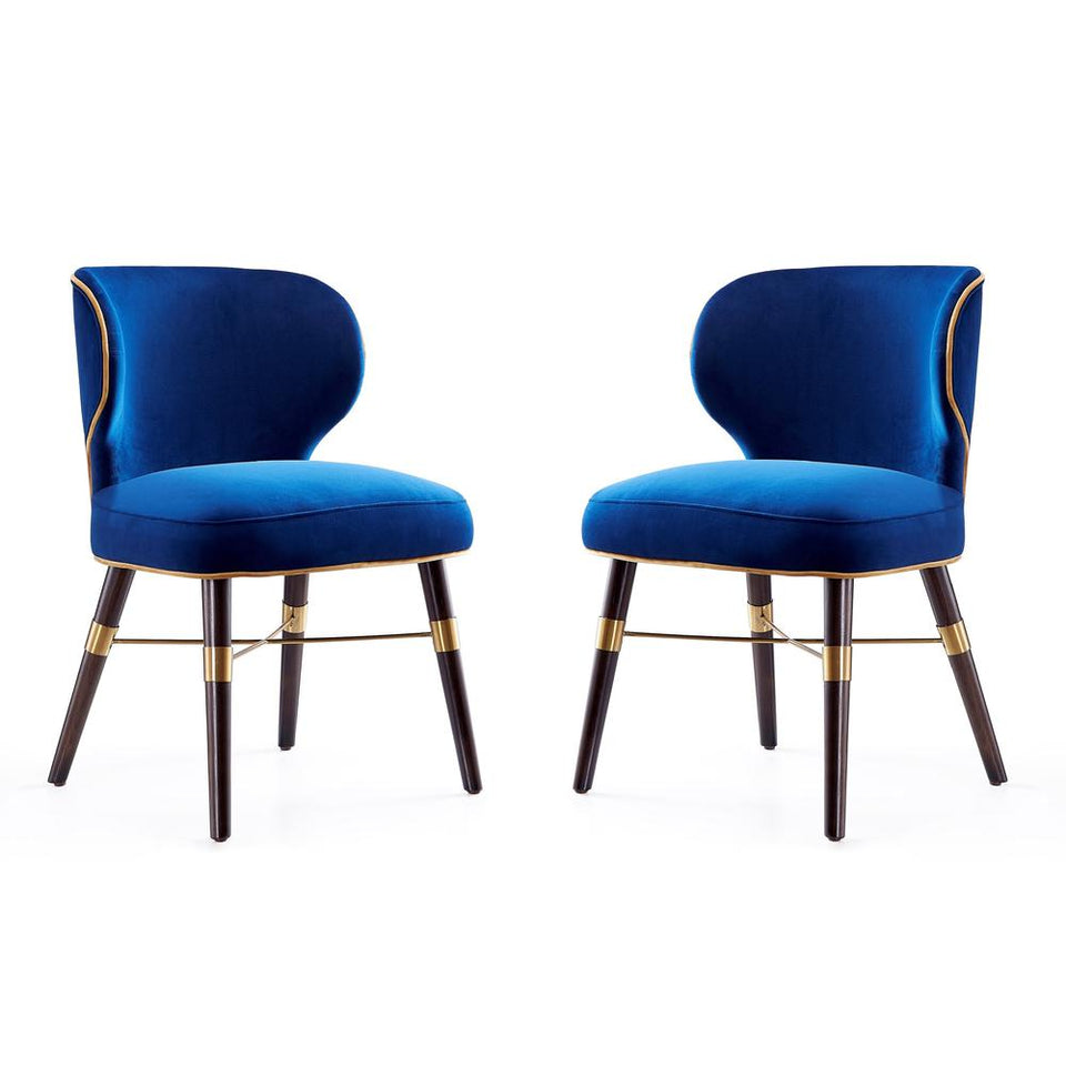 Strine Dining Chair in Royal Blue (Set of 2)
