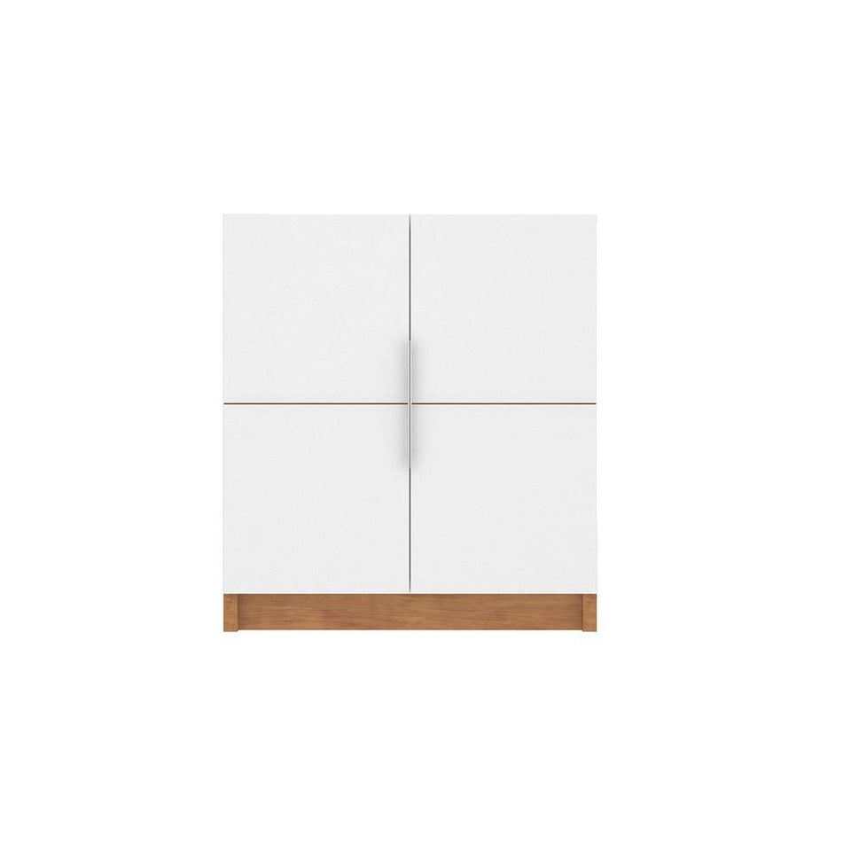 Cornelia Cabinet in White/Nature