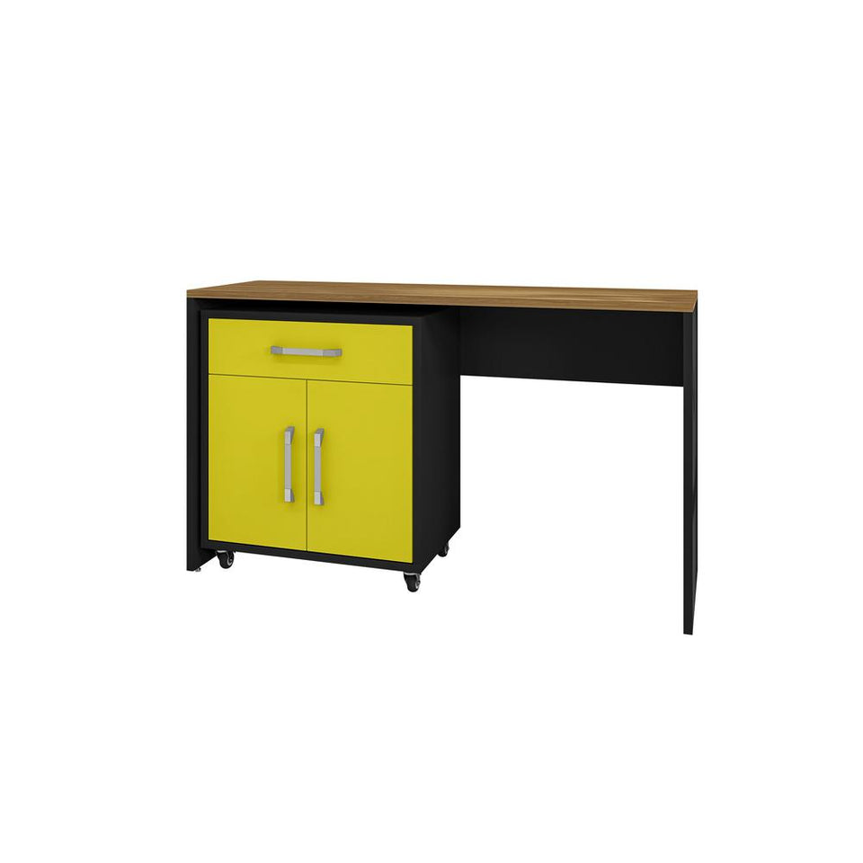 Eiffel Garage Work Station Set of 2 in Matte Black