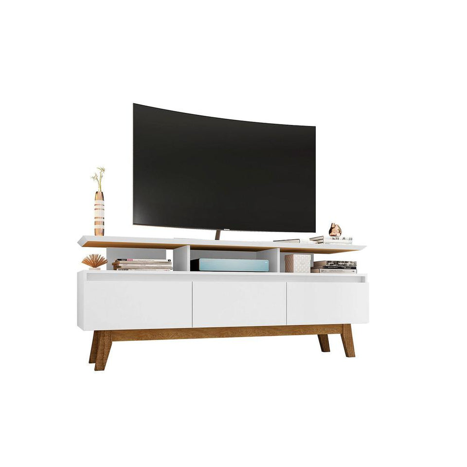 Yonkers 62.99" TV Stand in White