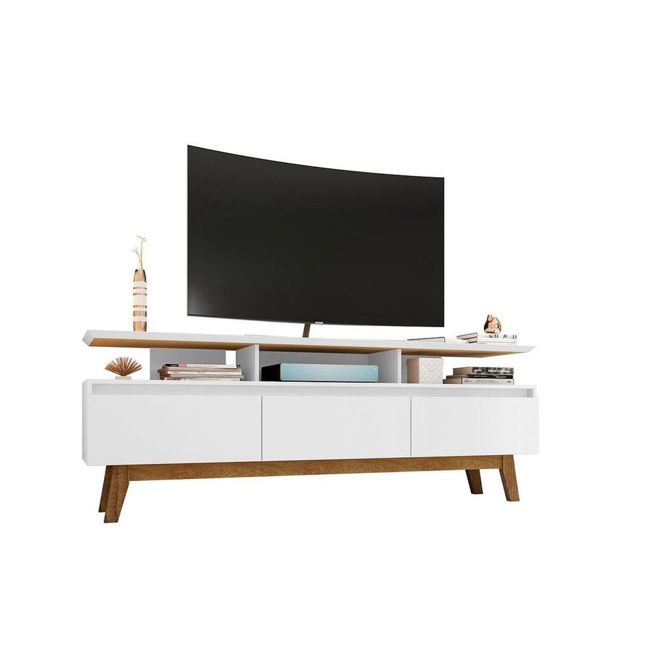 Yonkers 70.86" TV Stand in White