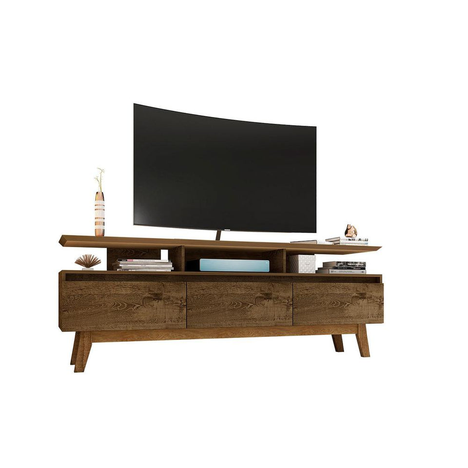 Yonkers 70.86" TV Stand in Rustic Brown