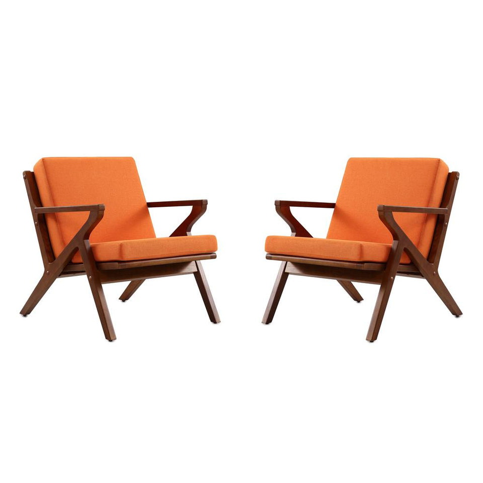 Martelle Chair in Orange and Amber