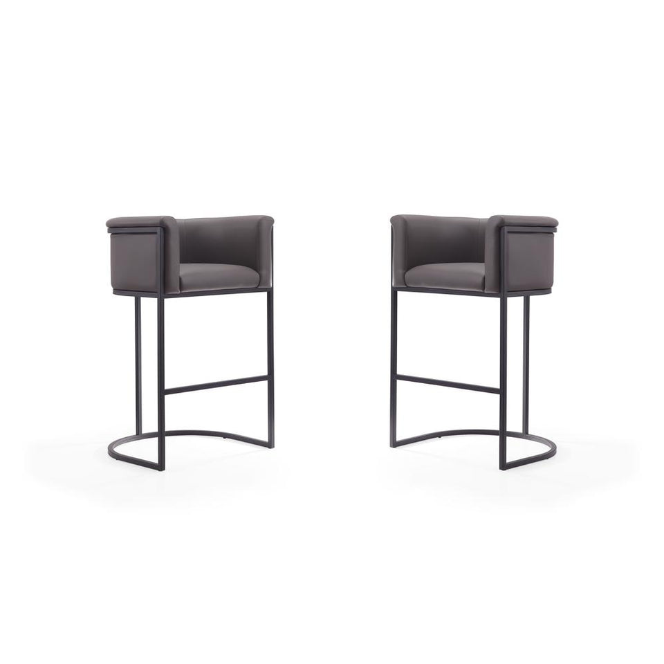 Cosmopolitan Barstool in Pebble and Black