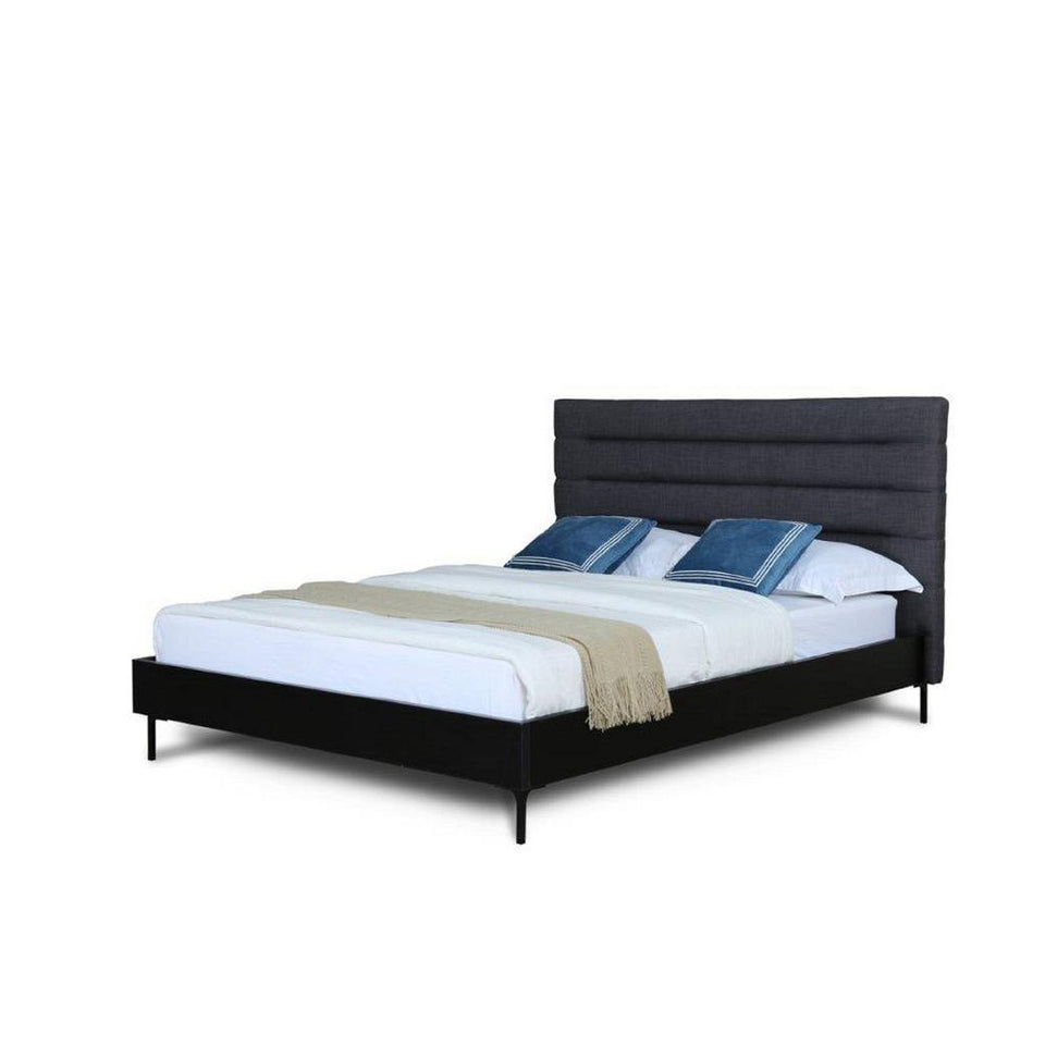 Schwamm Full-Size Bed in Grey